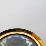 Victorian 9ct Yellow Gold, Portrait & Hair Set Mourning Brooch Pendant Antique c1900