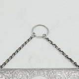 Edwardian Sterling Silver Floral Ladies Cigarette Case Antique 1905 London