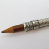 Sampson Mordan Edwardian Sterling Silver Propelling Pencil Antique 1908 London