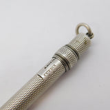 Sampson Mordan Edwardian Sterling Silver Propelling Pencil Antique 1908 London