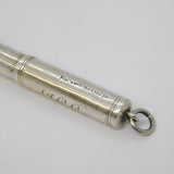 Sampson Mordan Edwardian Sterling Silver Cigar Piercer Antique c1910