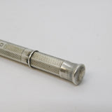 Sampson Mordan Sterling Silver Engine Turned Propelling Pencil Antique 1939 London