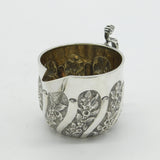 Victorian Sterling Silver Dragon Handle Cream Jug Antique 1890 London