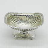George III Irish Sterling Silver Pedestal Salt Cellar Antique 1805 Dublin
