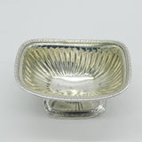 George III Irish Sterling Silver Pedestal Salt Cellar Antique 1805 Dublin