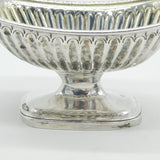 George III Irish Sterling Silver Pedestal Salt Cellar Antique 1805 Dublin