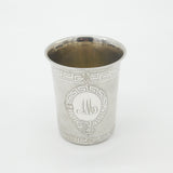 Victorian German .800 Silver Maze Pattern Beaker Cup Antique c1860 DK
