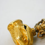 Victorian 18ct Gold Eagle's Head & Bloodstone Crest Watch Key Fob Antique