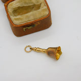9ct Yellow Gold Ringing Bell Charm or Pendant Vintage 1968 Birmingham