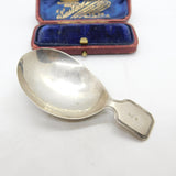 Georgian Sterling Silver Minimal Caddy Spoon 1801 London Edward Mayfield