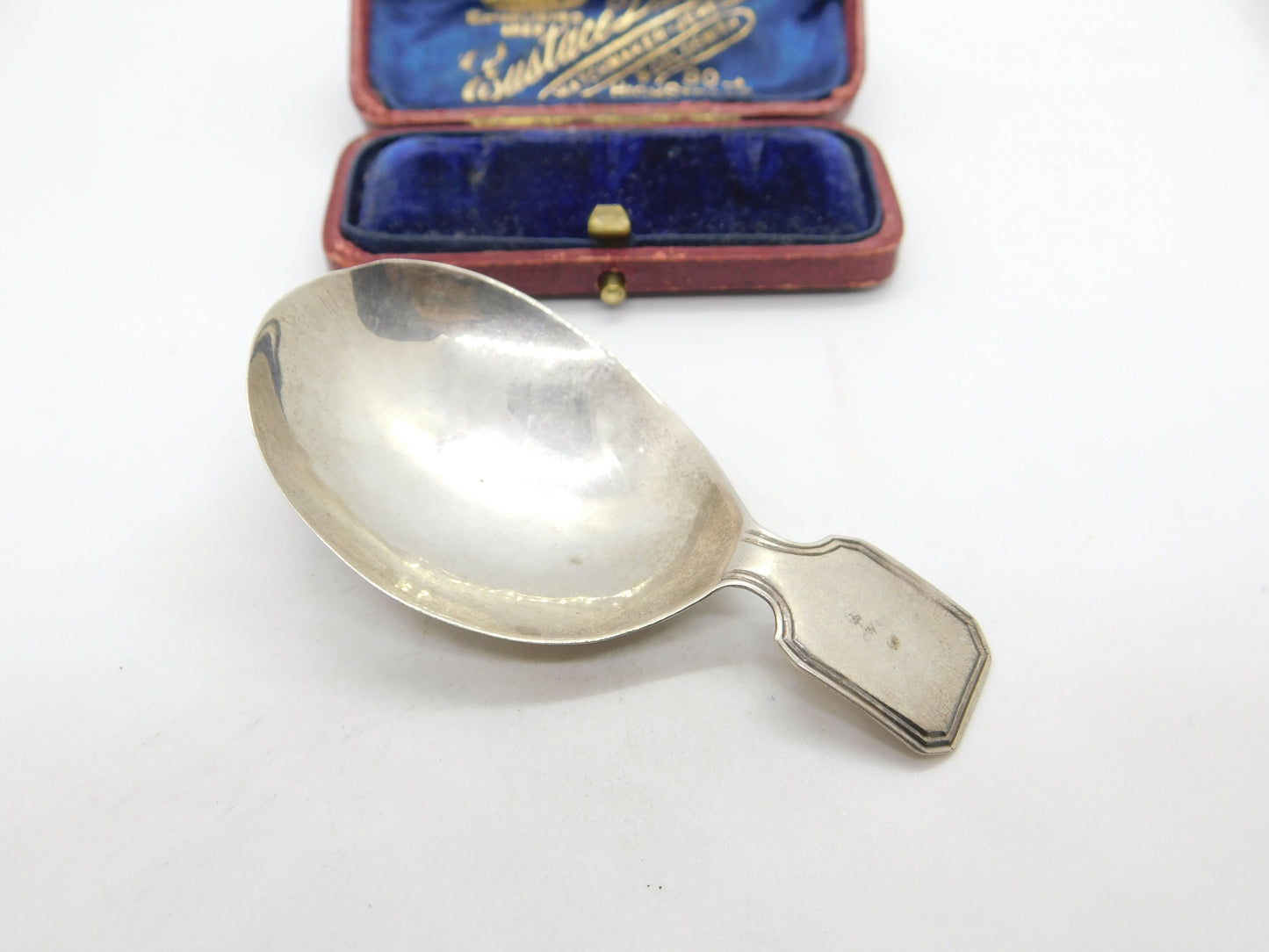 Georgian Sterling Silver Minimal Caddy Spoon 1801 London Edward Mayfield