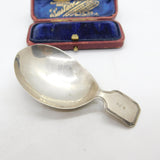 Georgian Sterling Silver Minimal Caddy Spoon 1801 London Edward Mayfield