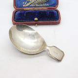Georgian Sterling Silver Minimal Caddy Spoon 1801 London Edward Mayfield