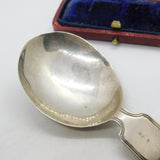 Georgian Sterling Silver Minimal Caddy Spoon 1801 London Edward Mayfield