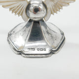 Edwardian Sterling Silver & Mother of Pearl Wing Form Knife Rests 1909 Sheffield