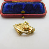 9ct Yellow Gold Large Race Horse's Head Charm Pendant 1979 Birmingham