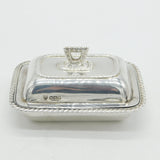 Edwardian Sterling Silver Novelty Small Tureen Salt Cellar Antique 1903 Sheffield