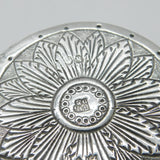 Victorian Sterling Silver Floral Pattern Sweet Treat Bowl 1885 London Antique