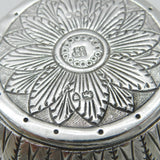 Victorian Sterling Silver Floral Pattern Sweet Treat Bowl 1885 London Antique