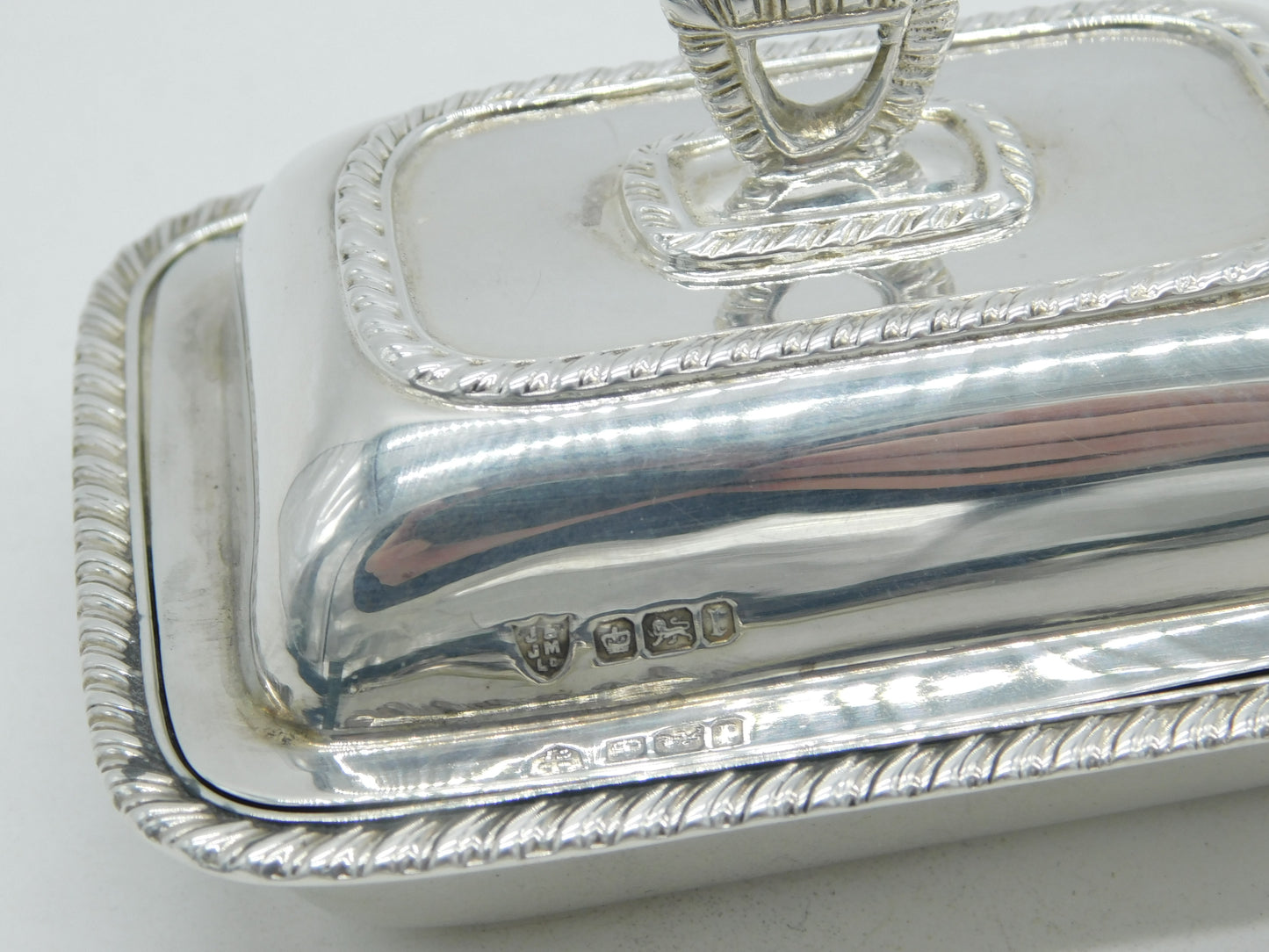 Edwardian Sterling Silver Novelty Small Tureen Salt Cellar Antique 1903 Sheffield