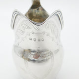 Georgian Sterling Silver Floral Pattern Cream Jug 1800 London Antique