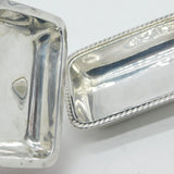 Edwardian Sterling Silver Novelty Small Tureen Salt Cellar Antique 1903 Sheffield