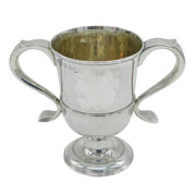 Newcastle George III Sterling Silver Two-Handled Loving Cup Antique 1779