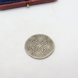 Queen Anne Silver Fourth Bust Plain Shilling Coin 1711 Fine Condition Antique