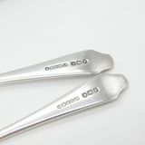 Boxed Sterling Silver Christening Spoon & Fork Set 1936 Sheffield Antique