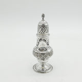 George III Sterling Silver Floral Muffineer Caster Antique 1772 London