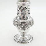George III Sterling Silver Floral Muffineer Caster Antique 1772 London