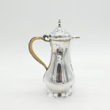 George III Sterling Silver Raffia Presentation Coffee Pot Antique 1772 London