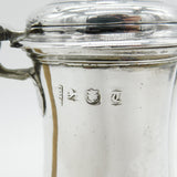 George III Sterling Silver Raffia Presentation Coffee Pot Antique 1772 London