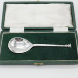 Boxed Sterling Silver 16th Century Style Seal Topped Spoon 1967 London Vintage
