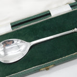 Boxed Sterling Silver 16th Century Style Seal Topped Spoon 1967 London Vintage