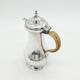 George III Sterling Silver Raffia Presentation Coffee Pot Antique 1772 London