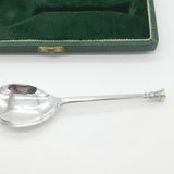 Boxed Sterling Silver 16th Century Style Seal Topped Spoon 1967 London Vintage