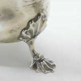 George II Pair of Sterling Silver Shell Foot Sauce Boats Antique 1758 London