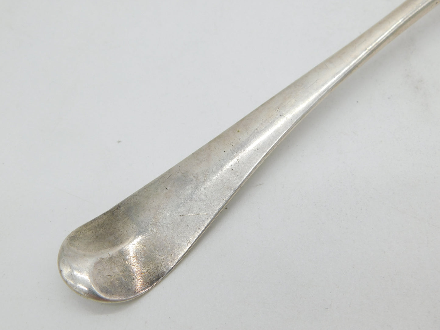 George II Sterling Silver Hanoverian Pattern Tablespoon Antique 1758 London