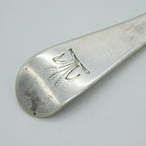 George II Sterling Silver Hanoverian Pattern Tablespoon Antique 1758 London