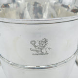 George II Sterling Silver Welsh Heraldic Crest Loving Cup Antique 1745 London