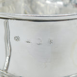 George II Sterling Silver Welsh Heraldic Crest Loving Cup Antique 1745 London