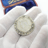 Queen Elizabeth I Silver Hammered Shilling Coin Key Mint Mark Fine Condition