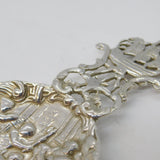 Victorian Sterling Silver Ships Scene Tea Caddy Spoon Antique 1883 London