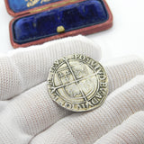 Queen Elizabeth I Silver Hammered Shilling Coin Key Mint Mark Fine Condition