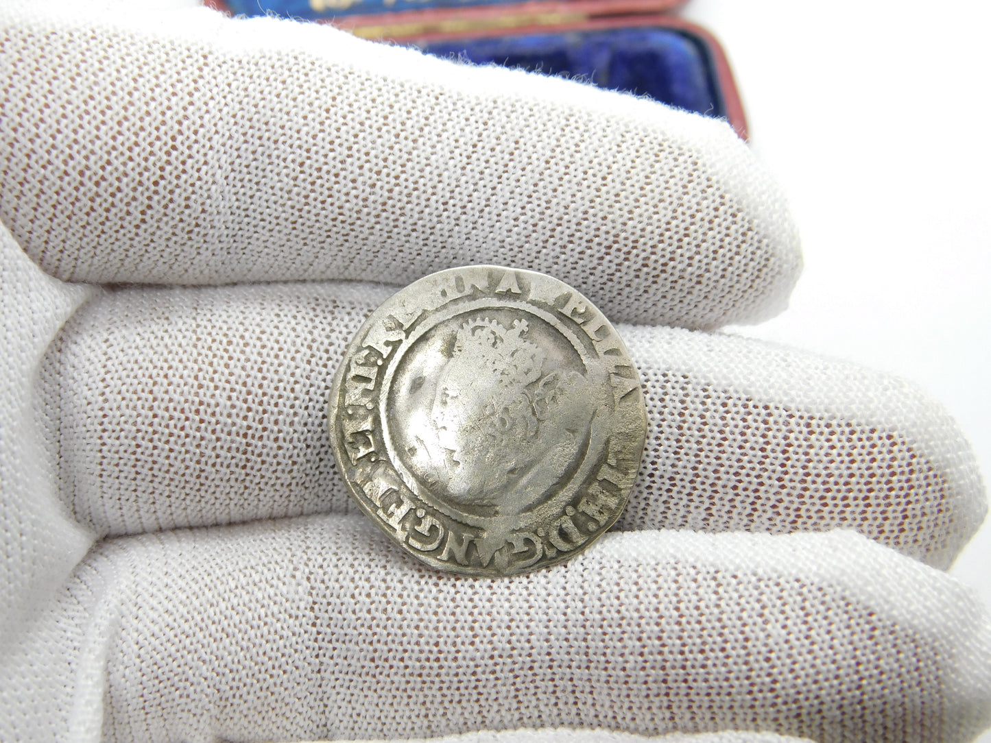 Queen Elizabeth I Hammered Silver Sixpence Coin 1566 Fine Condition Antique