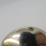 Victorian Sterling Silver Ships Scene Tea Caddy Spoon Antique 1883 London