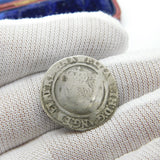 Queen Elizabeth I Hammered Silver Sixpence Coin 1566 Fine Condition Antique