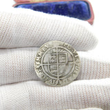 Queen Elizabeth I Hammered Silver Sixpence Coin 1566 Fine Condition Antique