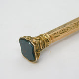 Victorian 9ct Gold Cased Combination Propelling Pencil & Pen Antique c1880s